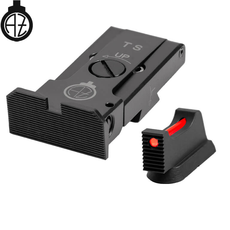 CZ TS 2, CZ TS 1 & CZ Shadow 2 Target säädettävät rautähtäimet | valokuitu A 