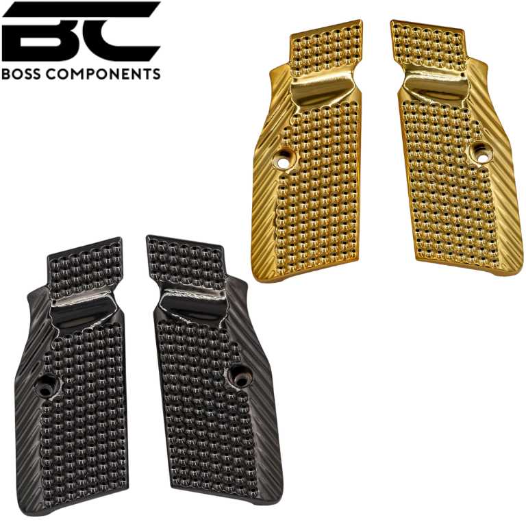 CZ 75B & SP-01, CZ TS 2, CZ Shadow 2 messinki kahvalevyt | Kämmenen turvotus