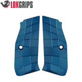 CZ 75 P-01, CZ 75 Compact alu kahvapaneelit | Gridlok blue