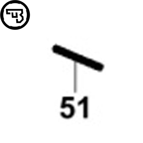 CZ Bren 2 ulosheittäjän jousi | osa #51