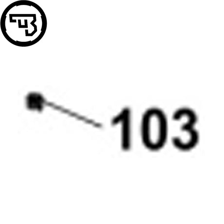 CZ Bren 2 kaasputken lukituksen jousi | osa #103