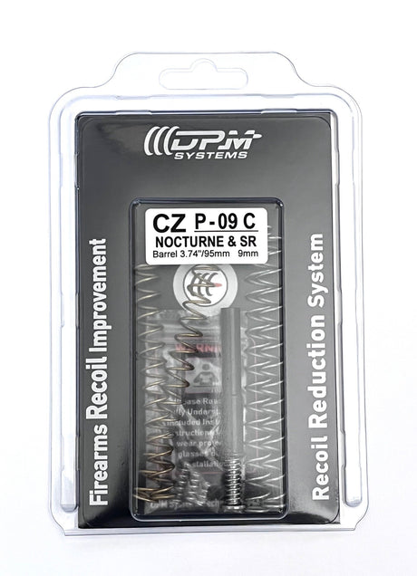 CZ P-09C Nocturne rekyylinvaimennusjärjestelmä DPM