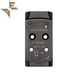 CZ P-10 Optics Ready adapterilevy | Holosun K-series footprint Evo Arms