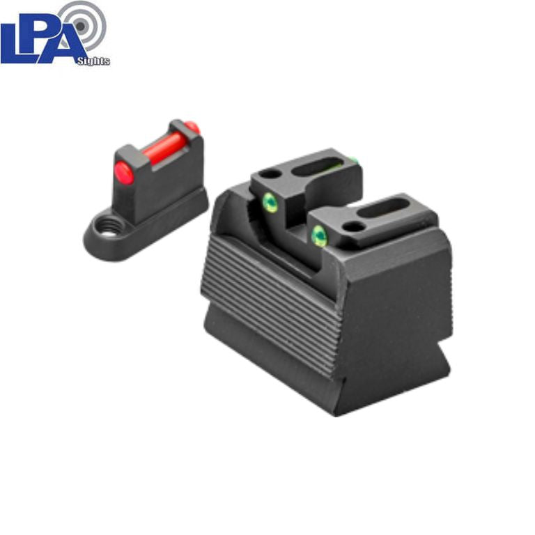 CZ P-10 Optics Ready semi-adjustable sight set | with fiber optics type B