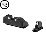 CZ P-10 Optics Ready rautähtäimet luminoiva
