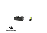 CZ P-10 Optics Ready tritium-yö rautähtäimet | matala