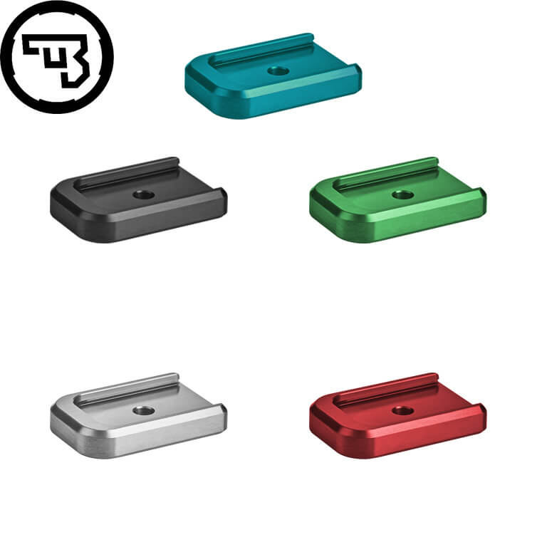 CZ Shadow 2, CZ 75B, CZ P-01, CZ 75 SP-01 alu CZ lippaan pohjalevy