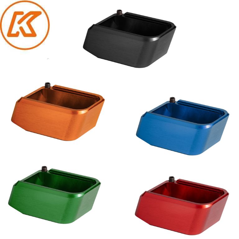 CZ Shadow 2, CZ P-01, CZ 75 & SP-01 alumiininen lippaan pohjalevy KMR | +2 patruunaa