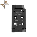 CZ Shadow 2 Optics Ready adapterilevy | Shield RMSc footprint Evo Arms