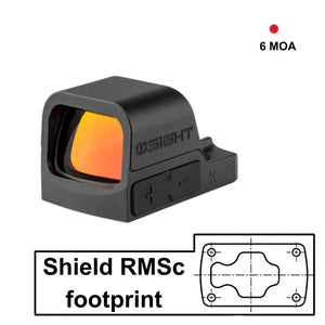 Punapistetähtäimet, jotka sopivat suoraan CZ Shadow 2 Carry -malliin