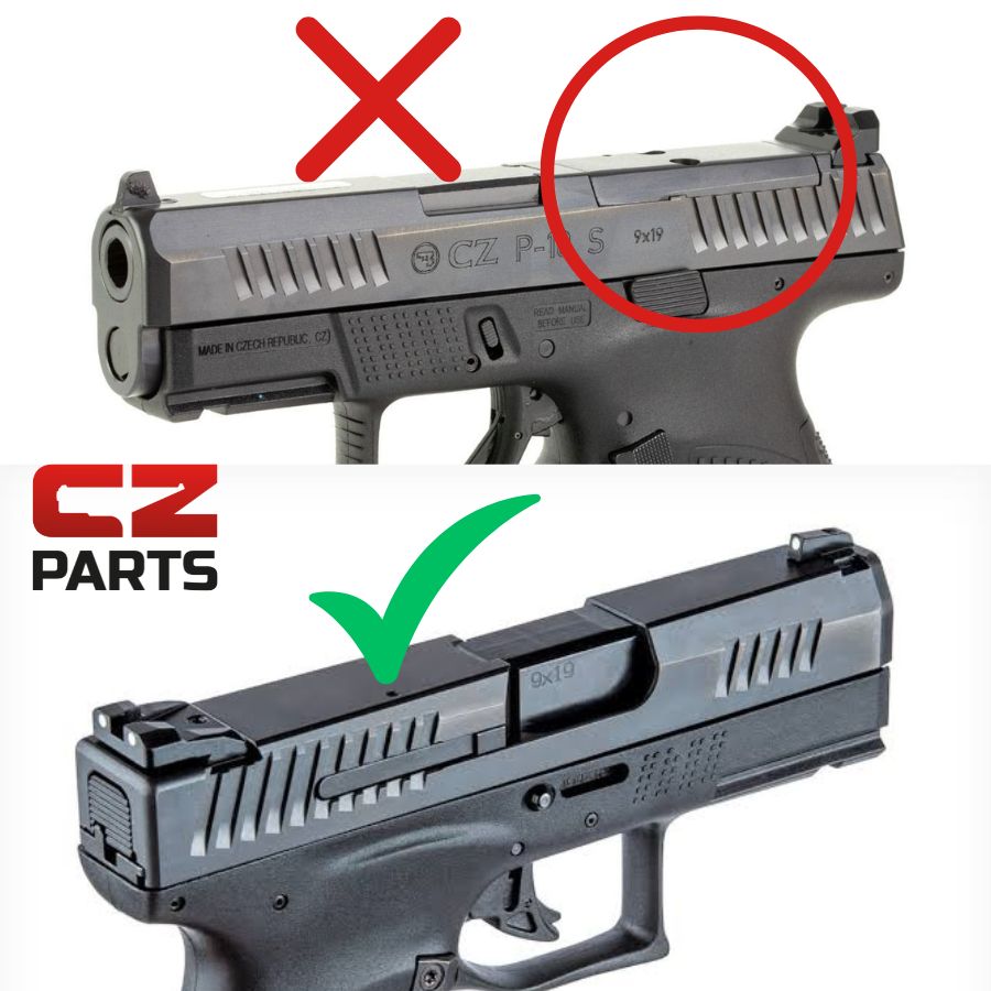 CZ P-10 punapistetähtäinkiinnike universaali | tyyppi A 