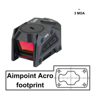 Punapistetähtäimet Aimpoint Acro -jalanjäljellä