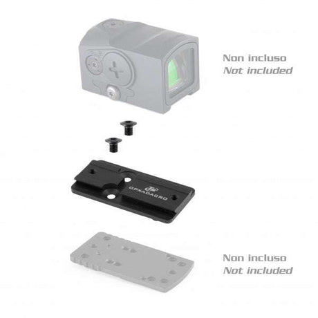 Footprint-adapteri | Toni System kiinnikkeestä "type A" Aimpoint Acro