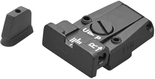 CZ P-07 CZ P-09 säädettävät rautähtäimet | uritettu