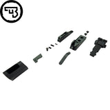 CZ 455 alkuperäinen täydellinen rautähtäinsarja