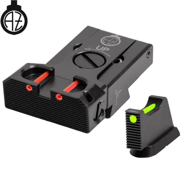 CZ 75B, CZ P-01, CZ 75 SP-01 adjustable sight set with fiber optics | type B