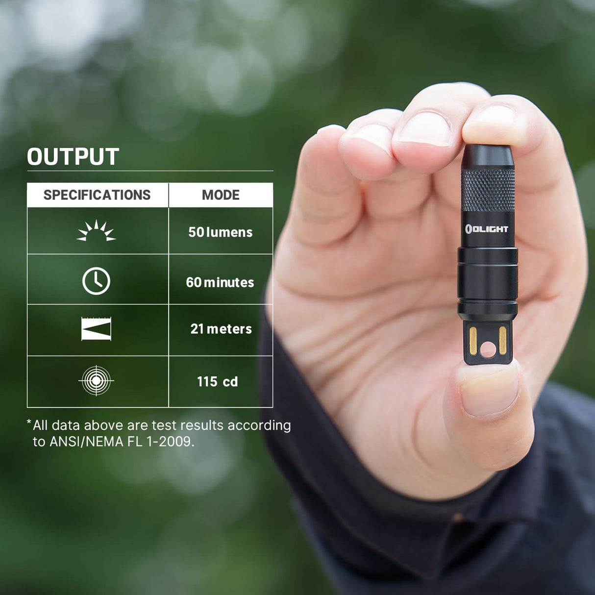 Olight imini 2 | mini ladattava avaimenperävalaisin | 50 lm