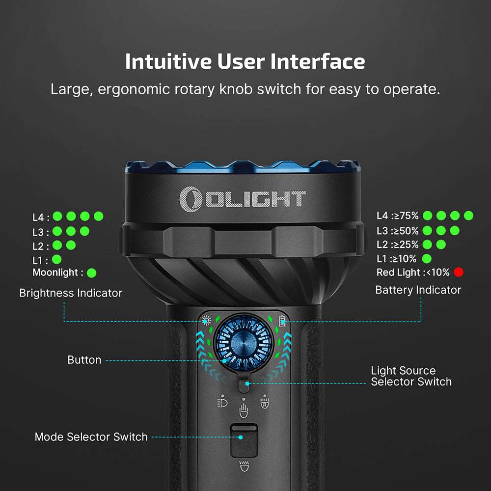 Olight Marauder 2 Mini | tehokas ladattava valaisin | 10.000 lm