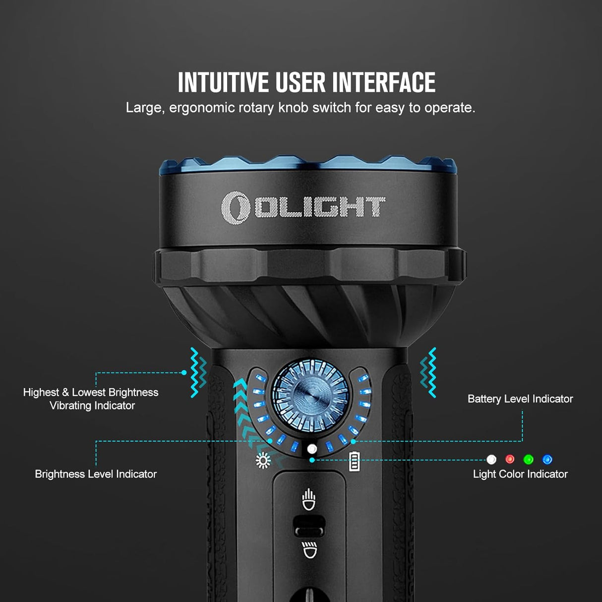 Olight Marauder Mini | monivärinen ladattava valaisin | 7.000 lm