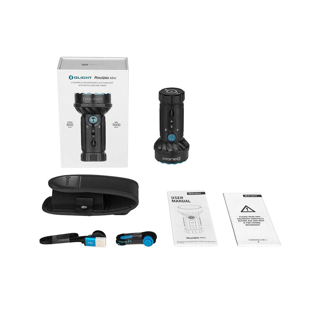 Olight Marauder Mini | monivärinen ladattava valaisin | 7.000 lm