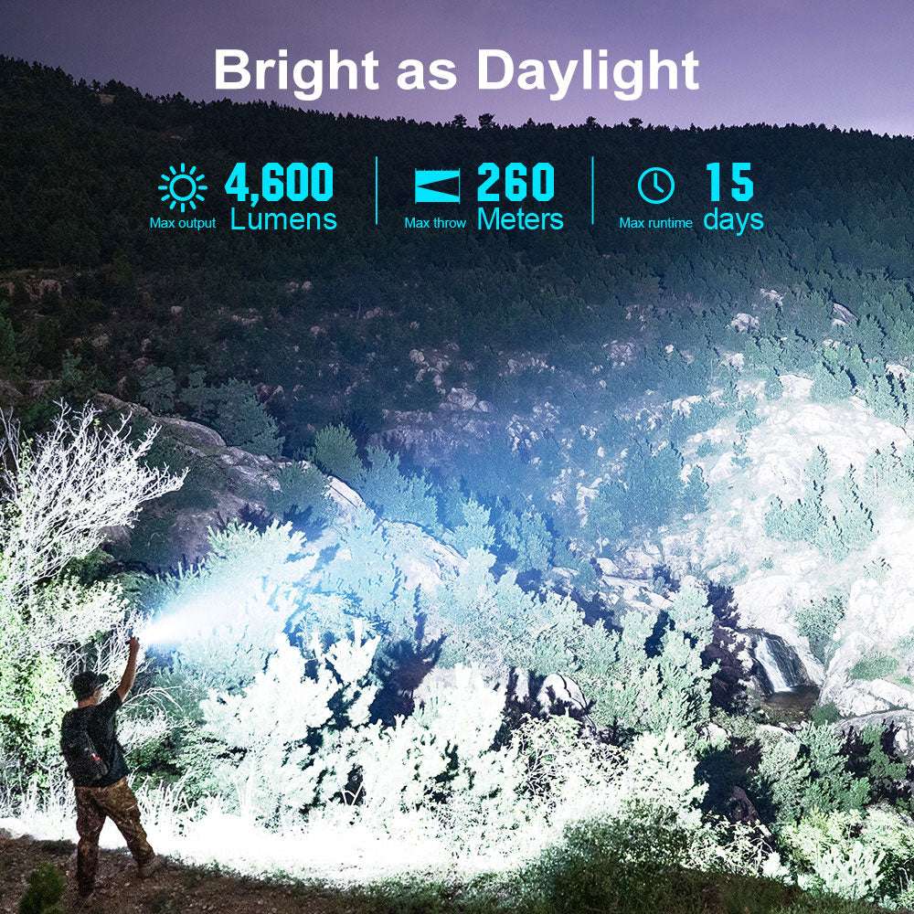 Olight Seeker 4 Pro | suuritehoinen valaisin | 4.600 lm