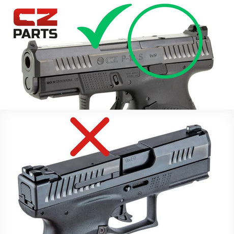 CZ P-10 OR adapterilevy | Trijicon RMR footprint 