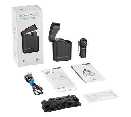 Olight Perun 3 Mini Premium | ladattava otsalamppu | 1.250 lm